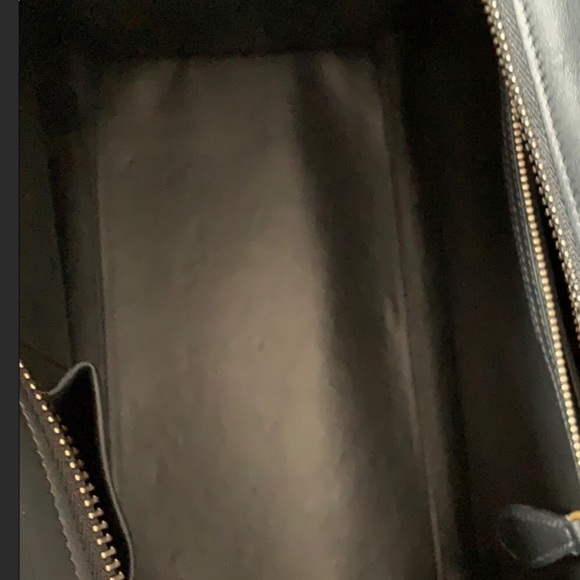 Celine Mini Luggage Handbag in Drummed Calfskin - Picture 4 of 8